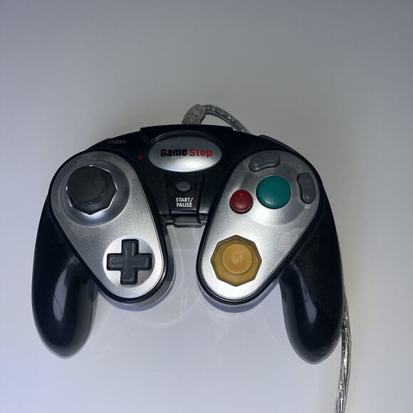 Controller For Nintendo GameCube GameStop Black - Used Good Condition - Picture 1 of 6